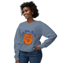 Load image into Gallery viewer, Mets Mitt Lightweight Crewneck Sweatshirt