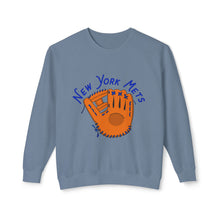 Load image into Gallery viewer, Mets Mitt Lightweight Crewneck Sweatshirt