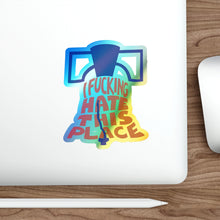 Load image into Gallery viewer, "I Fucking Hate This Place" Alec Bohm Holographic Stickers