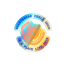 Load image into Gallery viewer, Heartbreak Feels Good at Citi Field Holographic Stickers