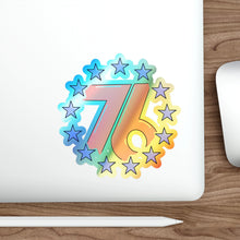 Load image into Gallery viewer, 76ers Stars Holographic Stickers