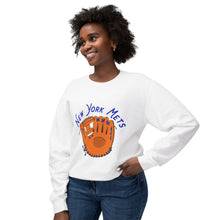 Load image into Gallery viewer, Mets Mitt Lightweight Crewneck Sweatshirt