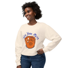 Load image into Gallery viewer, Mets Mitt Lightweight Crewneck Sweatshirt