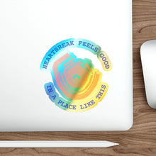 Load image into Gallery viewer, Heartbreak Feels Good at Citi Field Holographic Stickers