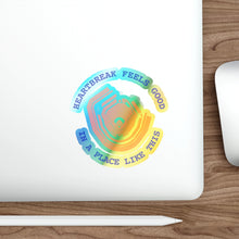 Load image into Gallery viewer, Heartbreak Feels Good at Citi Field Holographic Stickers