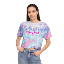 Load image into Gallery viewer, Feeling Bad Tie-Dye Crop Tee