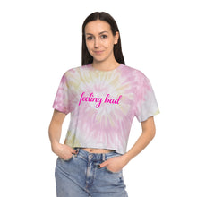 Load image into Gallery viewer, Feeling Bad Tie-Dye Crop Tee