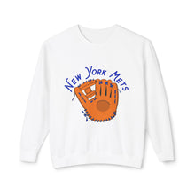 Load image into Gallery viewer, Mets Mitt Lightweight Crewneck Sweatshirt